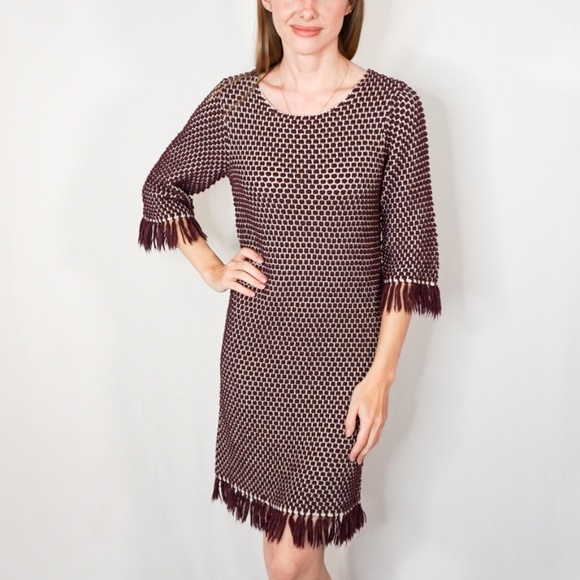 PAUL & JOE SISTER Knit Sweater Dress with Fringe - Picture 5 of 7